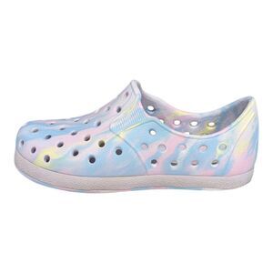 Cat & Jack Lightweight Pastel Tie Dye Slip on Sandal Sneaker Girls Size 9